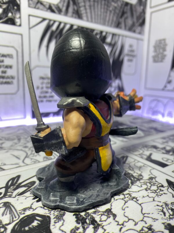 Estátua Scorpion MK Chibi 4